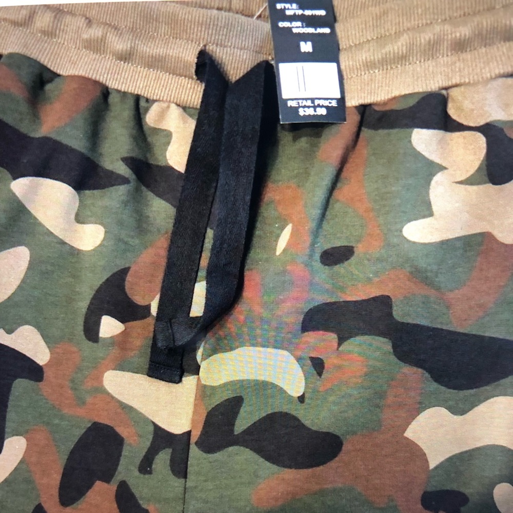 Ladies Loose Fit Joggers-Camouflage